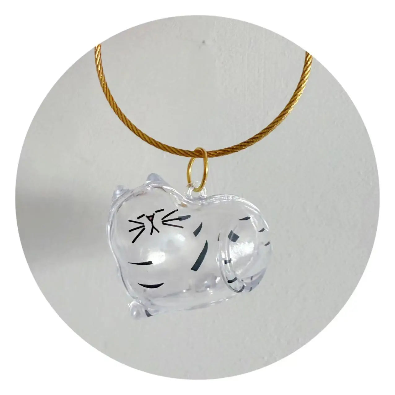 Pet Hair Memorial Resin Keychain