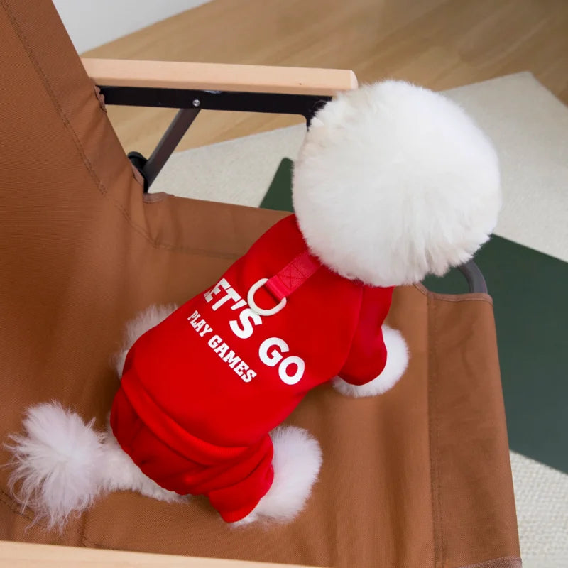 Dog Clothes Cotton Soft Overalls for Dogs Winter Puppy Jumpsuit Warm Coat Chihuahua Bichon French Bulldog Costumes Pet Clothing