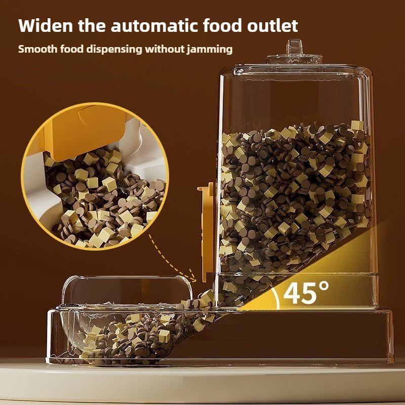 Automatic Pet Feeder & Water Fountain | Food Dispenser for Cats & Dogs