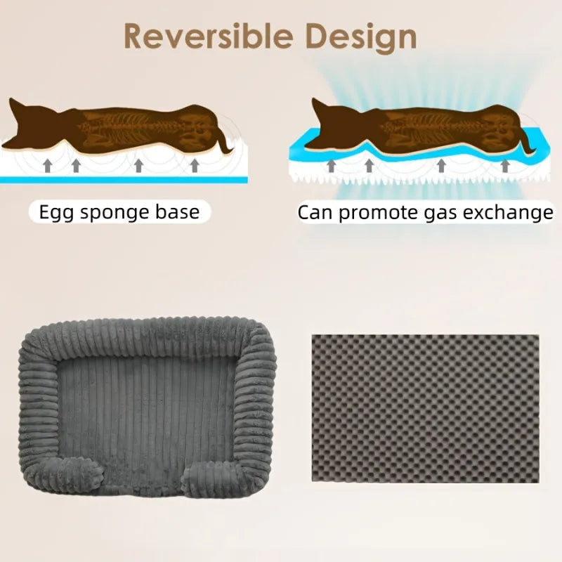 Warm Winter Dog Bed – Cozy Sofa-Style Pet Mat