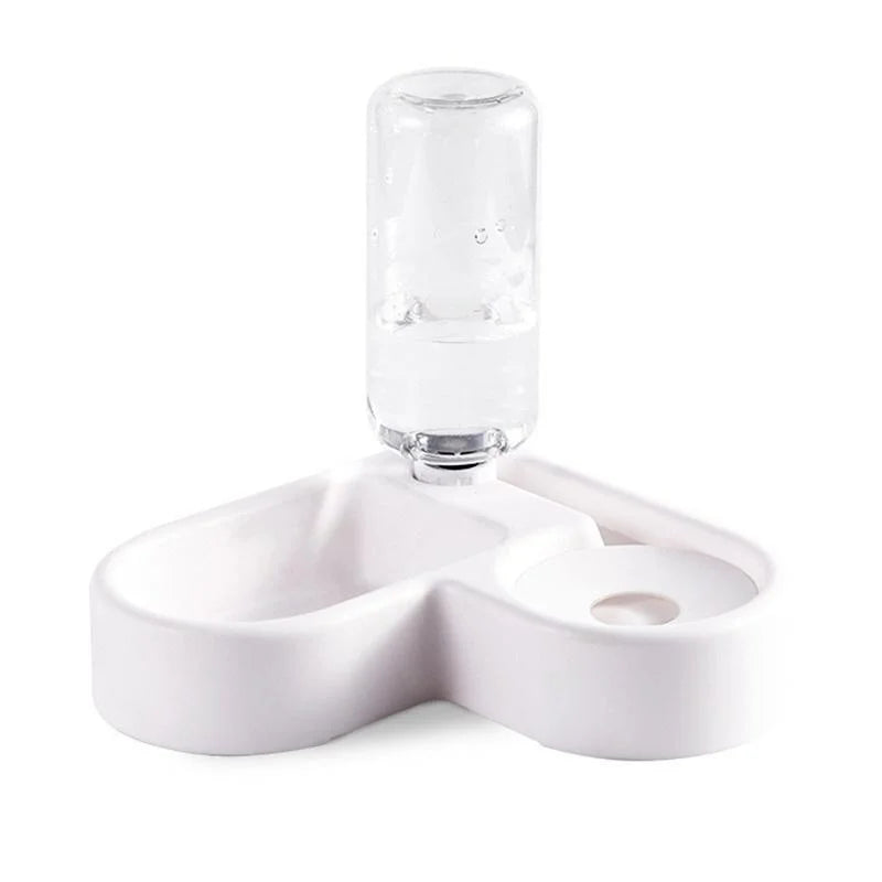500ml Pet Automatic Feeder Small Bowl Drinkable Portable Cat and Dog Food Bowl Living Room Bedroom Pet Products Pet Items