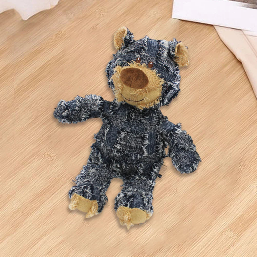 Pet Dog Toys Bear Squeaking Stuffed Toys For Dogs Cat Chew Squeak Toy for Small Dogs Play Funny Training Anxiety Relief Sleep Do