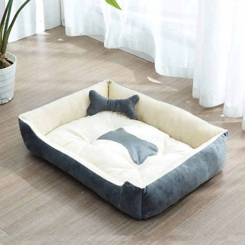 Dog Kennel All-season Universal Pet Bed House for Small Medium Large Dogs Cats Soft Bed Pad Winter Warm Pet Sleeping Supplies