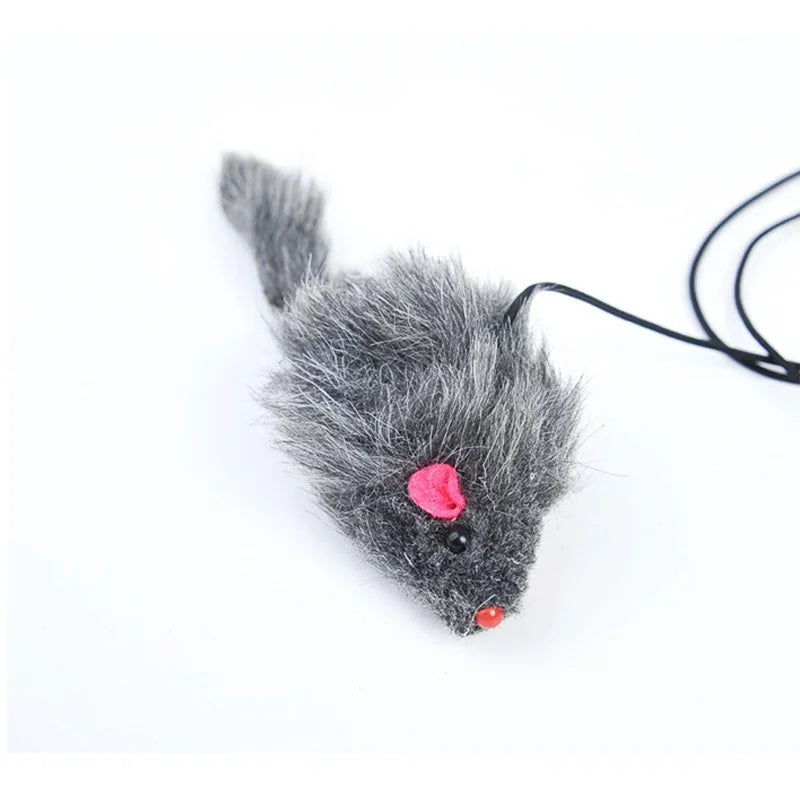 Hanging Door Mouse Cat Toy | Retractable Self-Play Interactive Scratch Rope