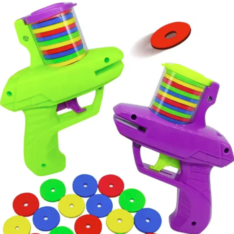 Turnip Launcher Cat Toy | Foam Flying Disc Interactive Pet Toy