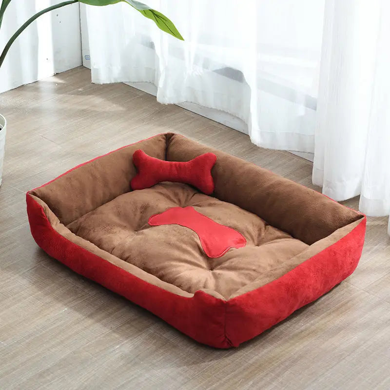 Dog Kennel All-season Universal Pet Bed House for Small Medium Large Dogs Cats Soft Bed Pad Winter Warm Pet Sleeping Supplies