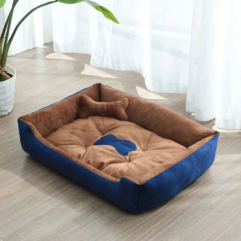 Dog Kennel All-season Universal Pet Bed House for Small Medium Large Dogs Cats Soft Bed Pad Winter Warm Pet Sleeping Supplies