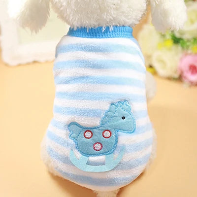 Winter Fleece Vest for Small Dogs & Cats