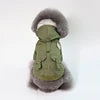 Manufacturer Wholesale Autumn and Winter Dog Clothes Jackets With Waterproof Fur Hoodie Thicken Double Pocket Warm Clothes