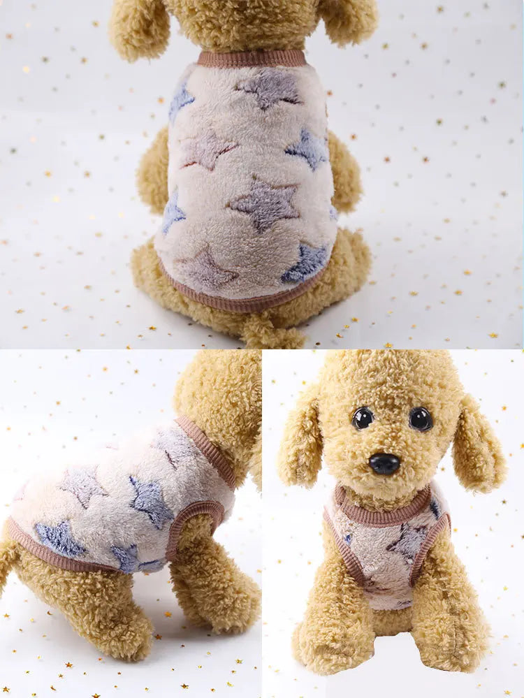 Winter Fleece Vest for Small Dogs & Cats