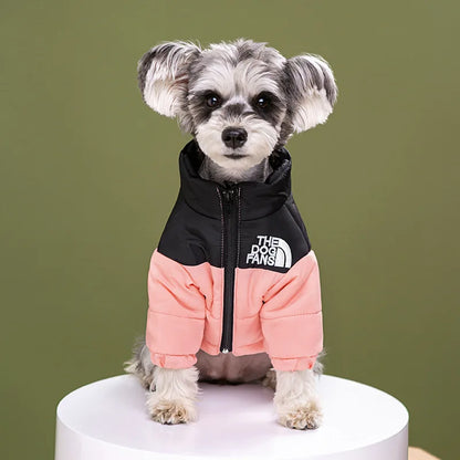 Pet Thick Warm in Autumn and Winter Cotton-padded Jacket Windproof and Snow-proof Windbreaker Large Pet Clothes
