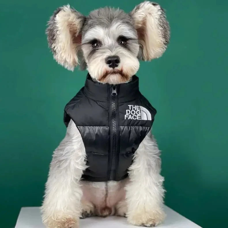 Luxury Pet Coat Cotton Dog Vest Thicken Warm Jacket for Dog Waterproof Dog Vest Designer Pet Clothes