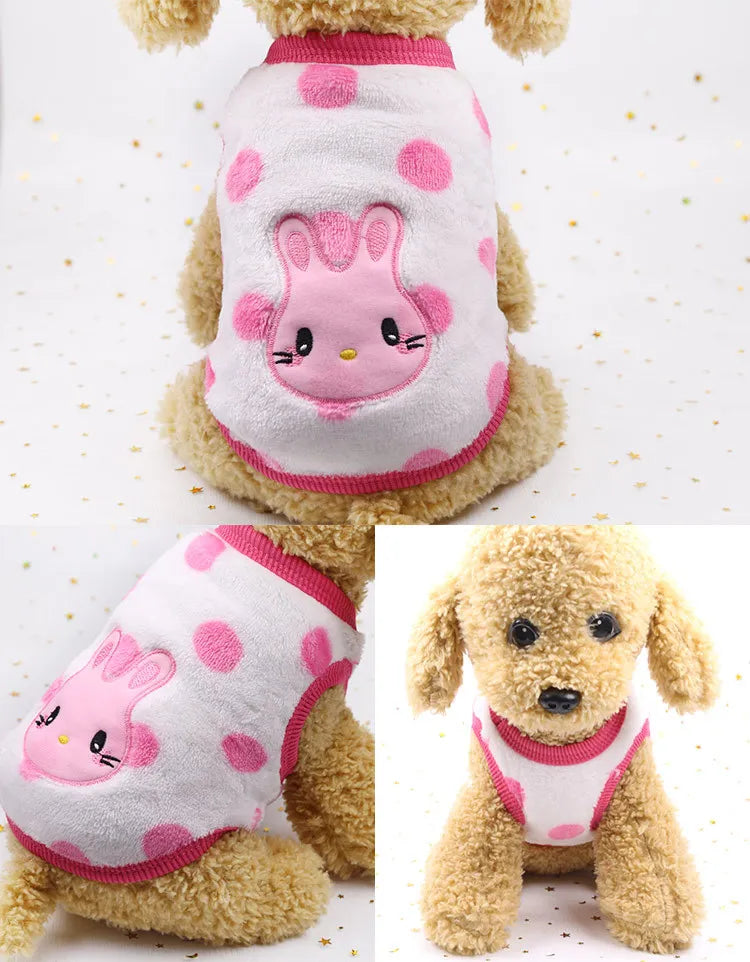 Winter Fleece Vest for Small Dogs & Cats