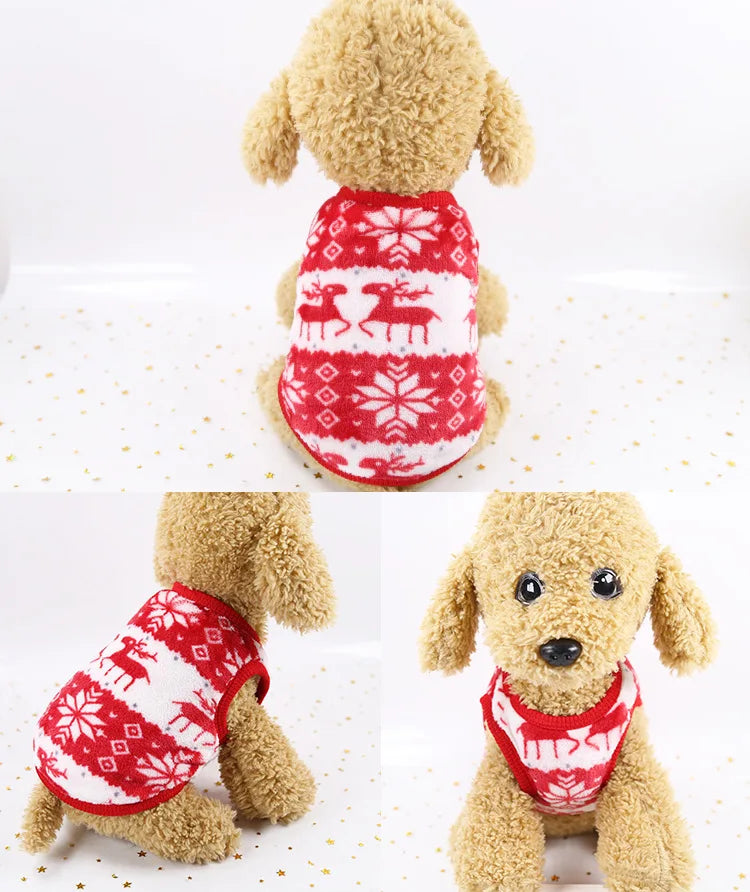 Winter Fleece Vest for Small Dogs & Cats