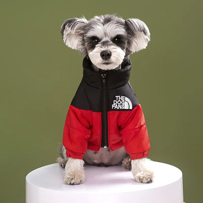 Pet Thick Warm in Autumn and Winter Cotton-padded Jacket Windproof and Snow-proof Windbreaker Large Pet Clothes