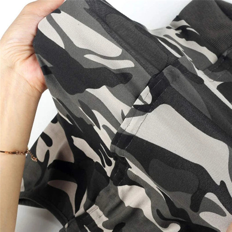 Pet Clothes Dog Jumpsuit Pajamas High Elastic Camouflage Strips Vest Wrap Belly Surgical Wear Tracksuit For Girl Boy Clothing