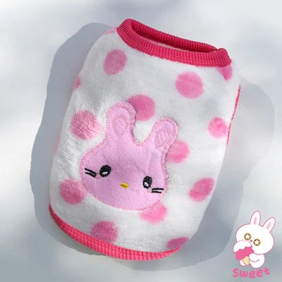 Winter Fleece Vest for Small Dogs & Cats