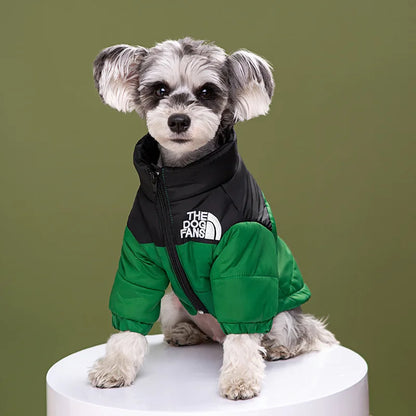 Pet Thick Warm in Autumn and Winter Cotton-padded Jacket Windproof and Snow-proof Windbreaker Large Pet Clothes