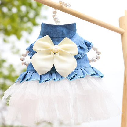 New Luxury Designer Summer Fashion Luxury Dog Dress Breathable Fleece Coat for Dogs Couple Matching Pet Clothes
