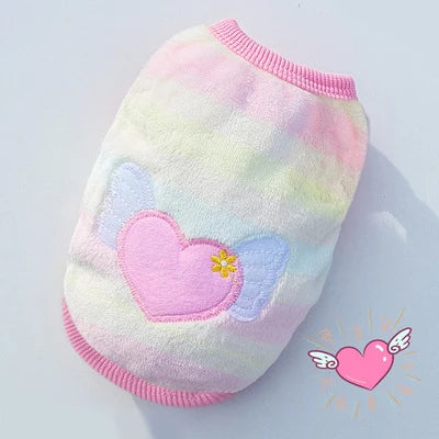 Winter Fleece Vest for Small Dogs & Cats