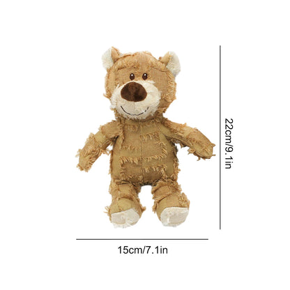 Pet Dog Toys Bear Squeaking Stuffed Toys For Dogs Cat Chew Squeak Toy for Small Dogs Play Funny Training Anxiety Relief Sleep Do