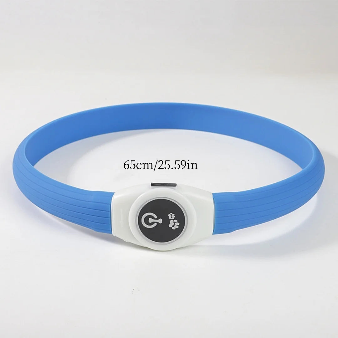 LED Dog Safety Collar | USB Rechargeable, Waterproof & 3 Light Modes