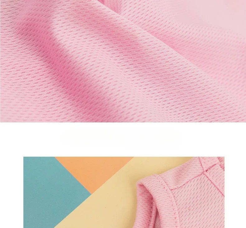 Spring Summer New Dog Clothes Thin Breathable Small Dog Teddy French Bucket Clothes Universal Pet Solid Color Vest Pet Clothes
