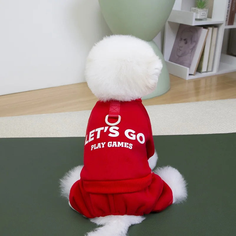 Dog Clothes Cotton Soft Overalls for Dogs Winter Puppy Jumpsuit Warm Coat Chihuahua Bichon French Bulldog Costumes Pet Clothing