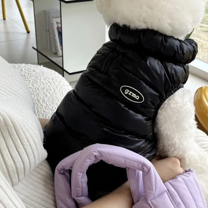 Fashion Solid Dog Clothes Soft Warm Dog Jacket Winter Puppy Vest Coat Waterproof Cat Down Jacket Pet Costumes Chihuahua Supplies