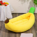 Petdashian Cozy Banana Nest Bed | Washable Plush Sanctuary for Dogs & Cats