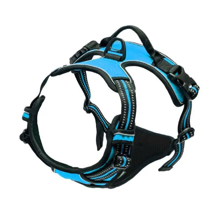 No Pull Dog Harness | Front Clip Heavy Duty Reflective | Easy Control Handle