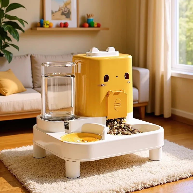 Automatic Pet Feeder & Water Fountain | Food Dispenser for Cats & Dogs