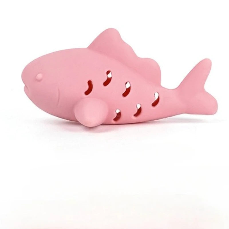 Simulated Fish Cat Chew Toy | Food Leakage Teeth Grinding Bite-Resistant Kitten Toy