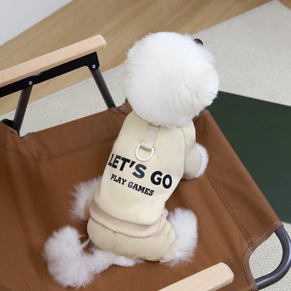 Dog Clothes Cotton Soft Overalls for Dogs Winter Puppy Jumpsuit Warm Coat Chihuahua Bichon French Bulldog Costumes Pet Clothing