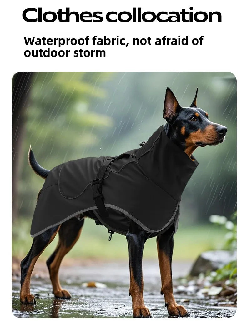 Waterproof Dog Rain Jacket & Windbreaker Coat