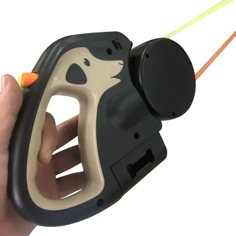 Dual Dog Retractable Leash | Portable Rotating Double-End Walking Lead for 2 Dogs