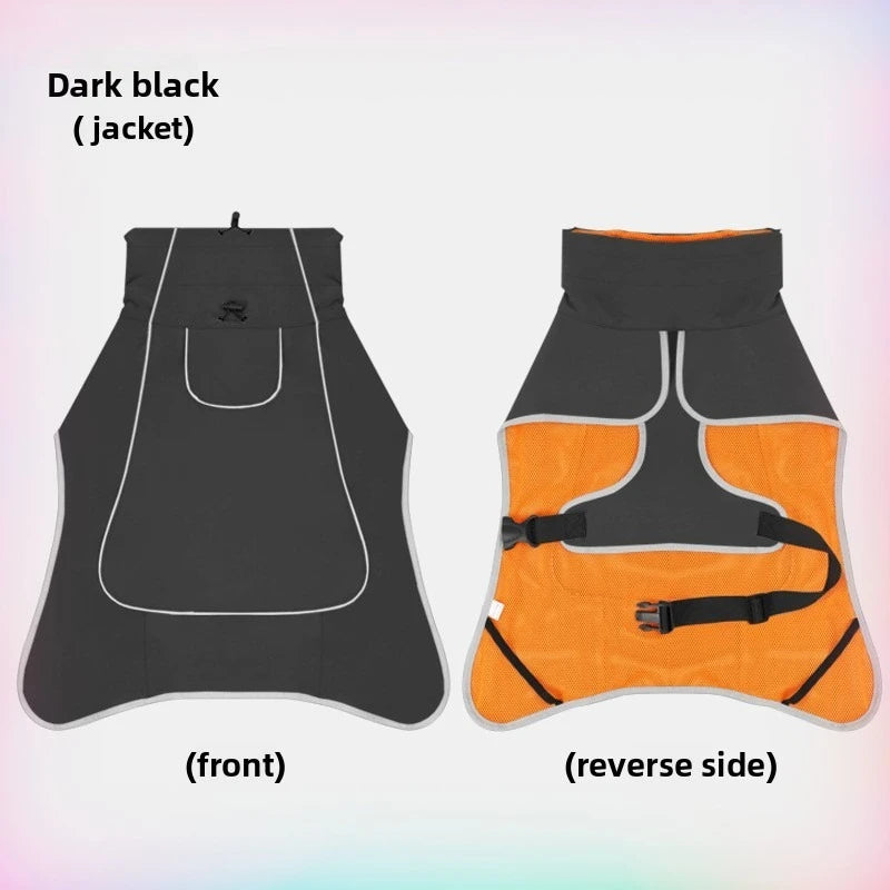 Waterproof Dog Rain Jacket & Windbreaker Coat