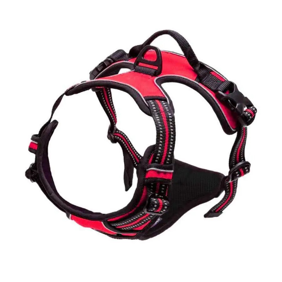 No Pull Dog Harness | Front Clip Heavy Duty Reflective | Easy Control Handle