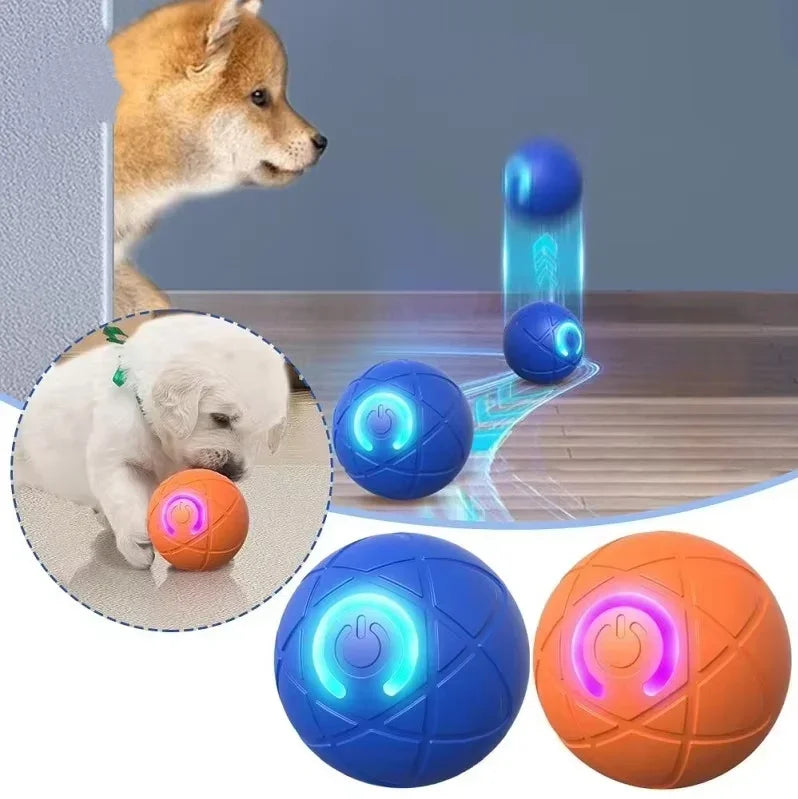 Automatic Jumping Pet Toy Ball – Interactive Rubber Ball for Cats & Dogs