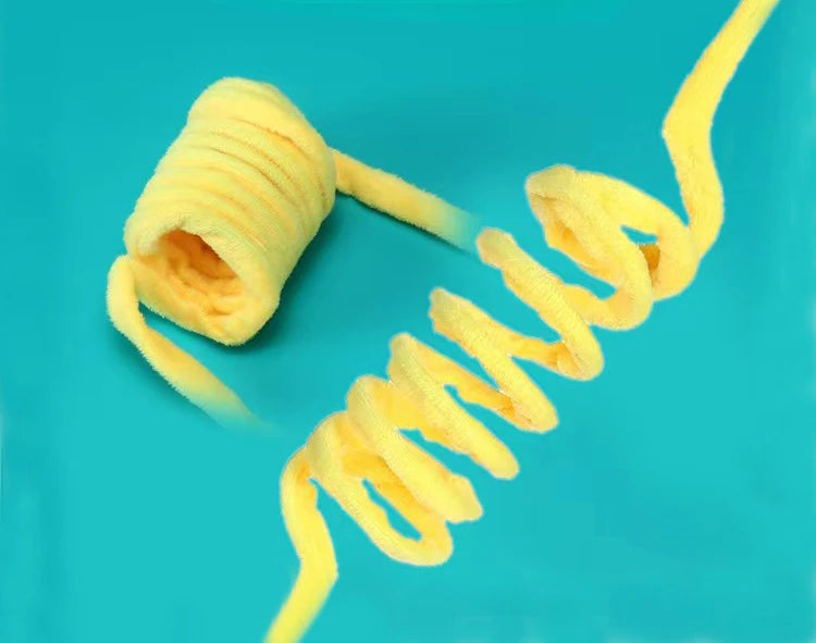 Interactive Cat Stick Toy — Spring Rope & Plush Ball for Play & Training