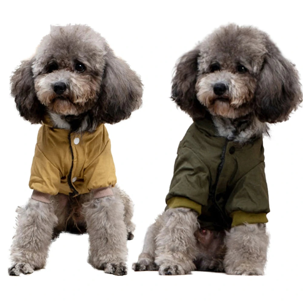 Dog Clothes Winter Puppy Pet Dog Coat Jacket For Small Medium Dogs Thicken Warm Hoodie Jacket Chihuahua Yorkies Pets Clothes