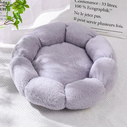 Flower-Shaped Pet Bed | Soft Cotton Dog &amp; Cat Mat for Indoor &amp; Outdoor Use
