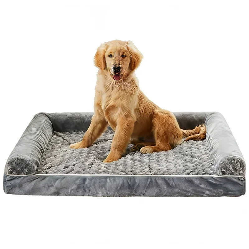 Memory Foam Dog Bed | Waterproof, Machine Washable & All-Season | M to 2XL