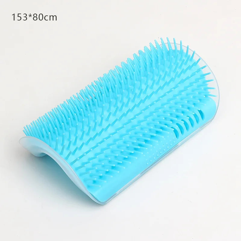 Cat Wall Corner Grooming Brush | Self-Massage &amp; Hair Removal Comb for Cats