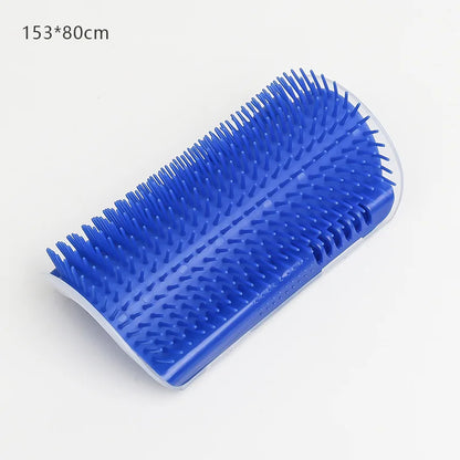 Cat Wall Corner Grooming Brush | Self-Massage &amp; Hair Removal Comb for Cats