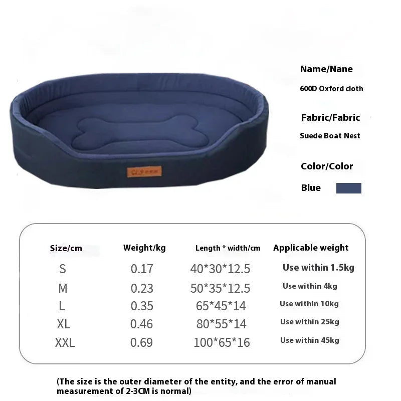 Petdashian Waterproof Square Dog Sofa Bed | Washable Kennel Pad