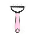 Dual-Sided Dematting Comb | Detangler & De-Shedding Brush for Dogs & Cats | Petdashian