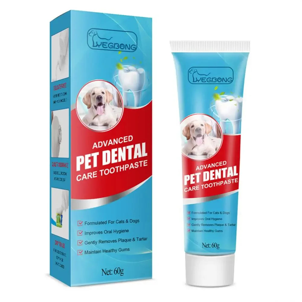 Pet Toothpaste for Dogs &amp; Cats, Edible Oral Care, Fresh Breath, Tartar &amp; Plaque Removal, Teeth Cleaning Pet Products