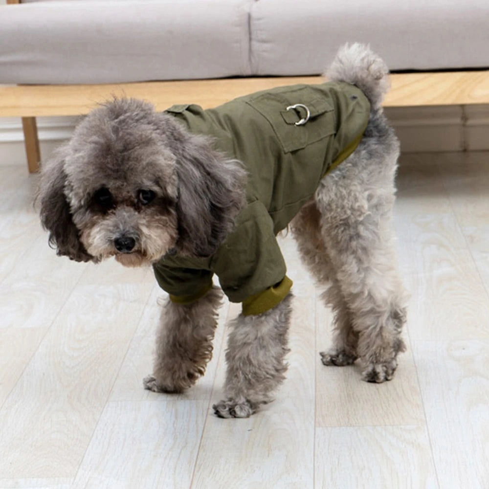 Dog Clothes Winter Puppy Pet Dog Coat Jacket For Small Medium Dogs Thicken Warm Hoodie Jacket Chihuahua Yorkies Pets Clothes