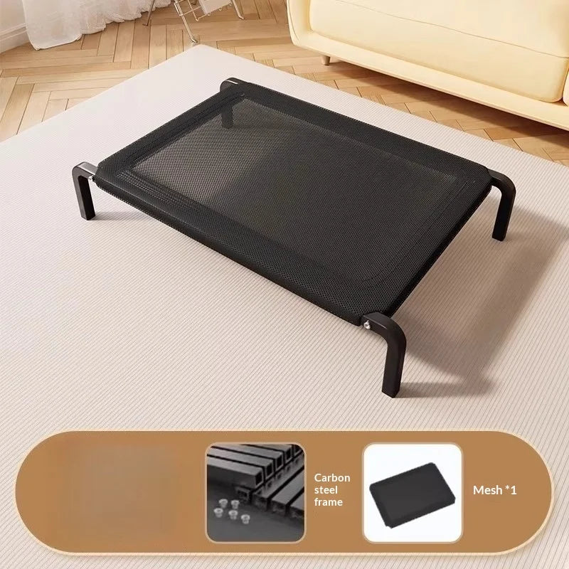Elevated Dog Bed | All-Season Waterproof Raised Pet Cot for Large & Small Dogs